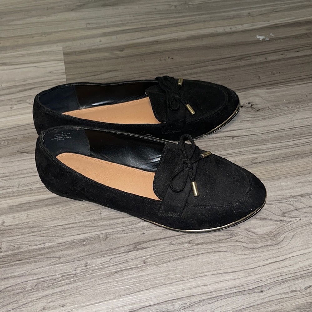 Gorgeous black loafer flats size 8 ASOS design